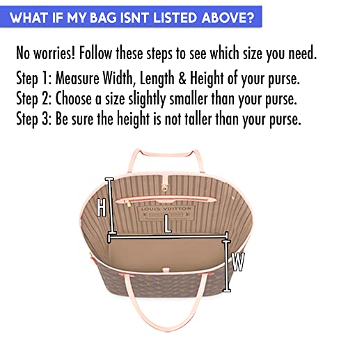 Purse Bling Exclusive Zippered Purse Organizer Insert For Handbags, Shaper For Speedy, Neverfull, On The Go & Graceful Totes (Extra Jumbo, Red) #TOP7