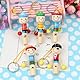 12 Stück Kleine Holztrompete Tierpfeife, Cartoon Pfeife für Kinder Musikinstrument, Pädagogische Holzpfeife, Geeignet für Versammlungen, Spiele