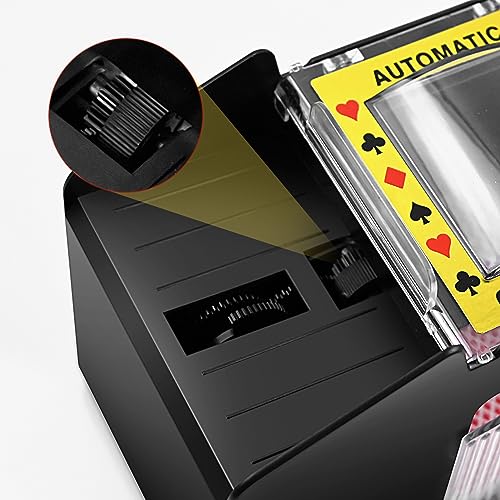 Nileole 2/4/6 Deck Automatic Card Shuffler, Battery