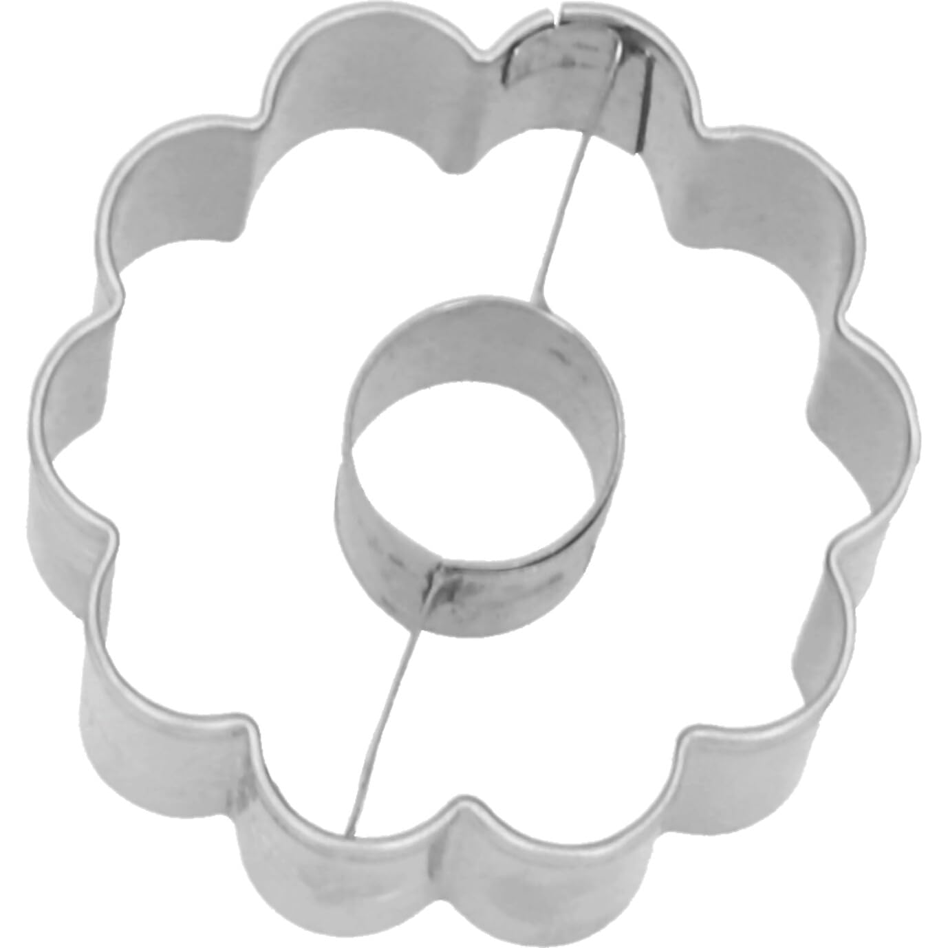 RBV Birkmann, Flower Cookie Cutter, Stainless Steel, 2.5 x 4.5 x 4.5 cm, 189416