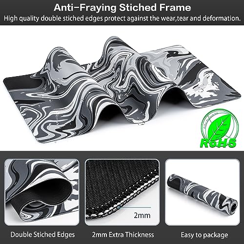 Image of Abetcabe Gaming Mouse Pad 900x400mm, Extra Large Mouse Mat XXL