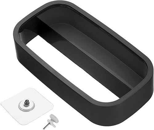 PATIKIL Maceta de pared de 12 x 6 pulgadas, maceta cuadrada colgante para decoración de suculentas, hierbas, plantas de aire, color negro