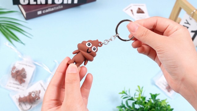 アクセサリー popo Amazon.com: Tondiamo 50 Set Positive Poo Keychain Gift Bulk with