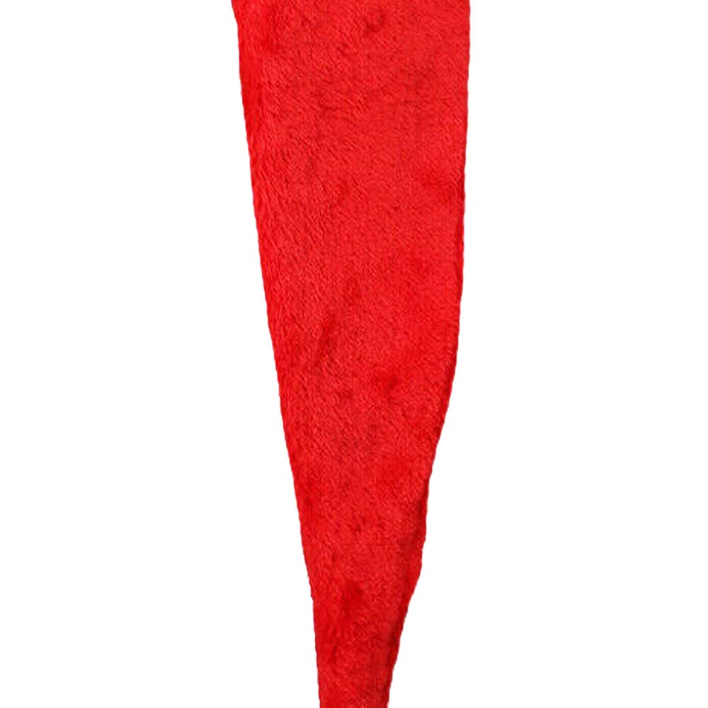 Cappello di Babbo Natale, cappello di Babbo Natale, cappello di Babbo Natale, cappello di Babbo Natale da donna, rosso con bordo bianco e palla bianca (confezione da 12)