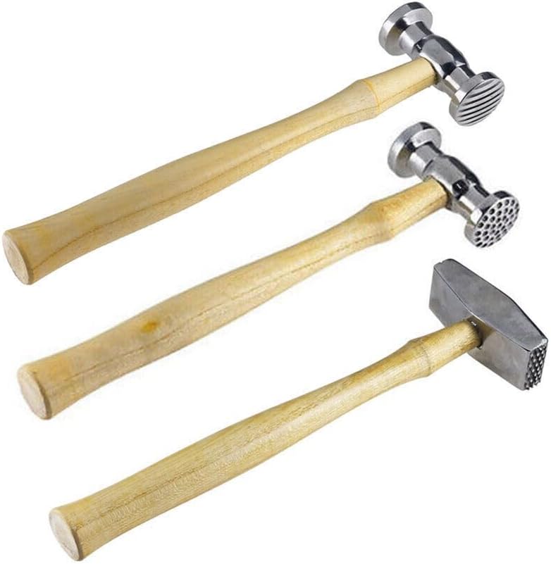 Texturing Hammers Texture Hammer Finish on Metal 3 pcs Jewelry Design 6 Patterns