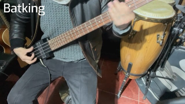 Amazon.com: Batking travel electric bass headless 4 strings bass