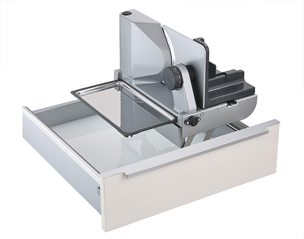 Ritter AES 72 SR Eléctrico 65W Metal Plata, Acero inoxidable rebanadora - Cortafiambres (Metal, Plata, Acero inoxidable, 342 mm, 370 mm, 75 mm, 4,3 kg)