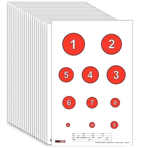 EZ2C – Reduzieren von Kreisen durch EZ2C Stil, 20 Zielscheiben aus den USA, zum Schneiden von Kreisen, zum Bohren von Papierzielen für Schießen, Verwendung als Ziel mit großer Reichweite oder kurzer EZ2C – Reduzieren von Kreisen durch EZ2C Stil, 20 Zielscheiben aus den USA, zum Schneiden von Kreisen, zum Bohren von Papierzielen für Schießen, Verwendung als Ziel mit großer Reichweite oder kurzer