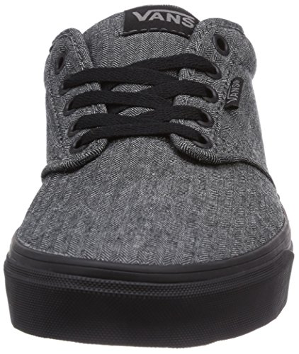 Image of Vans Atwood, Men's Low-Top Sneakers, Textile Black /Cordovan, 6.5 UK (40 EU)