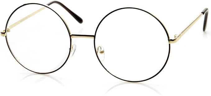 large round wire frame glasses