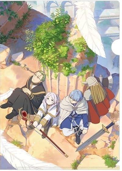 Amazon.co.jp: 葬送のフリーレン クリアファイル 勇者一行 フリーレン