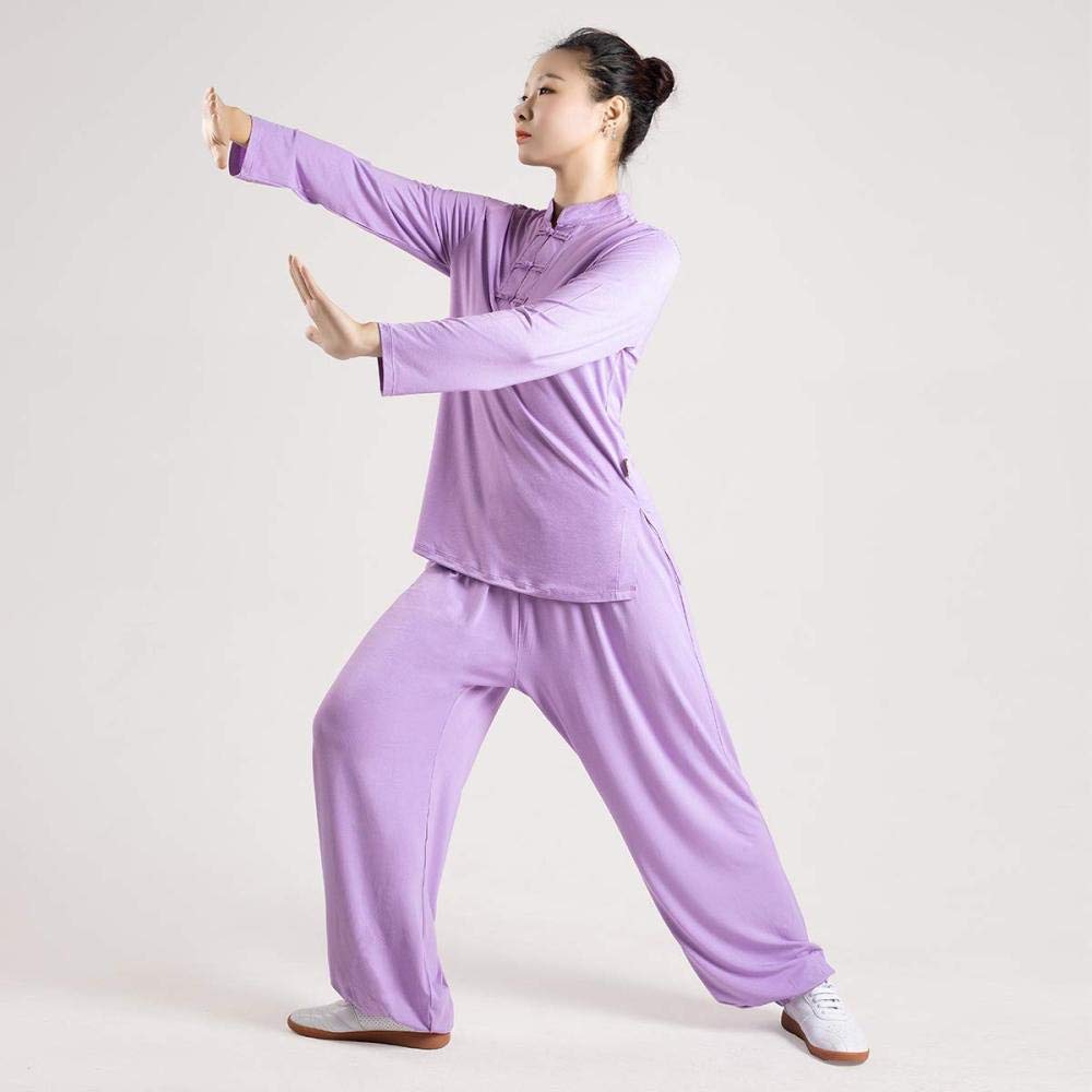 Tai Chi Uniform damski strój Kung Fu Modal Garnitur do sztuk walki, medytacji i ćwiczeń porannych