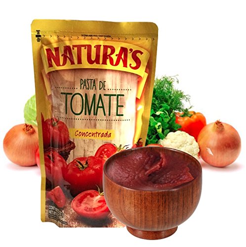 Tomato Paste - Natura’s Pasta De Tomate Concentrada|100% Plant Based | Ready To Use| Made With Only With Fresh Tomatoes |No Preservative, No Artificial Colors| (227g, 8oz) Single - Thumbnail 2