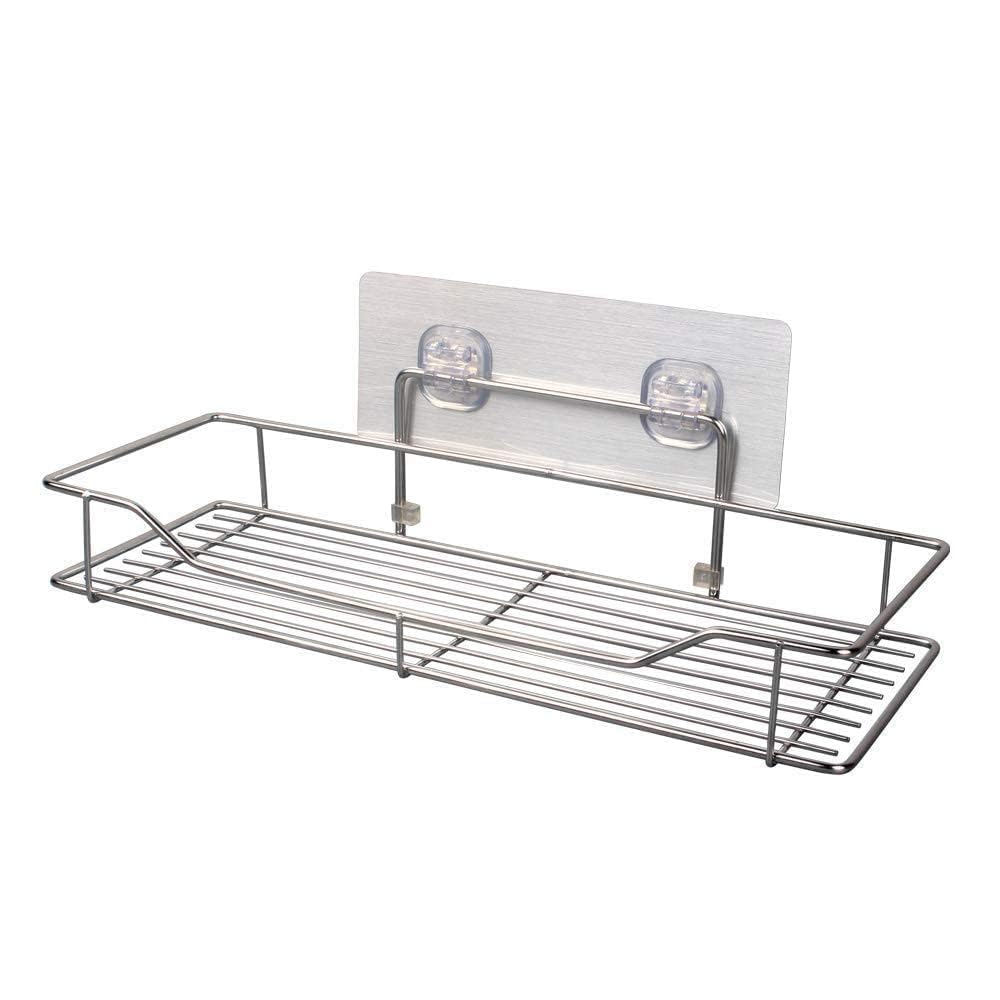 4RCE Stainless Steel Multipurpose Self bathroom rack, kitchen, home, Adhesive Organizer for bathroom without drilling storage soap, Shampoo, Detergent Racks & Wall Holder Box Storage Basket (B0DDGVGZ4H) Amazon Price History, Amazon Price Tracker