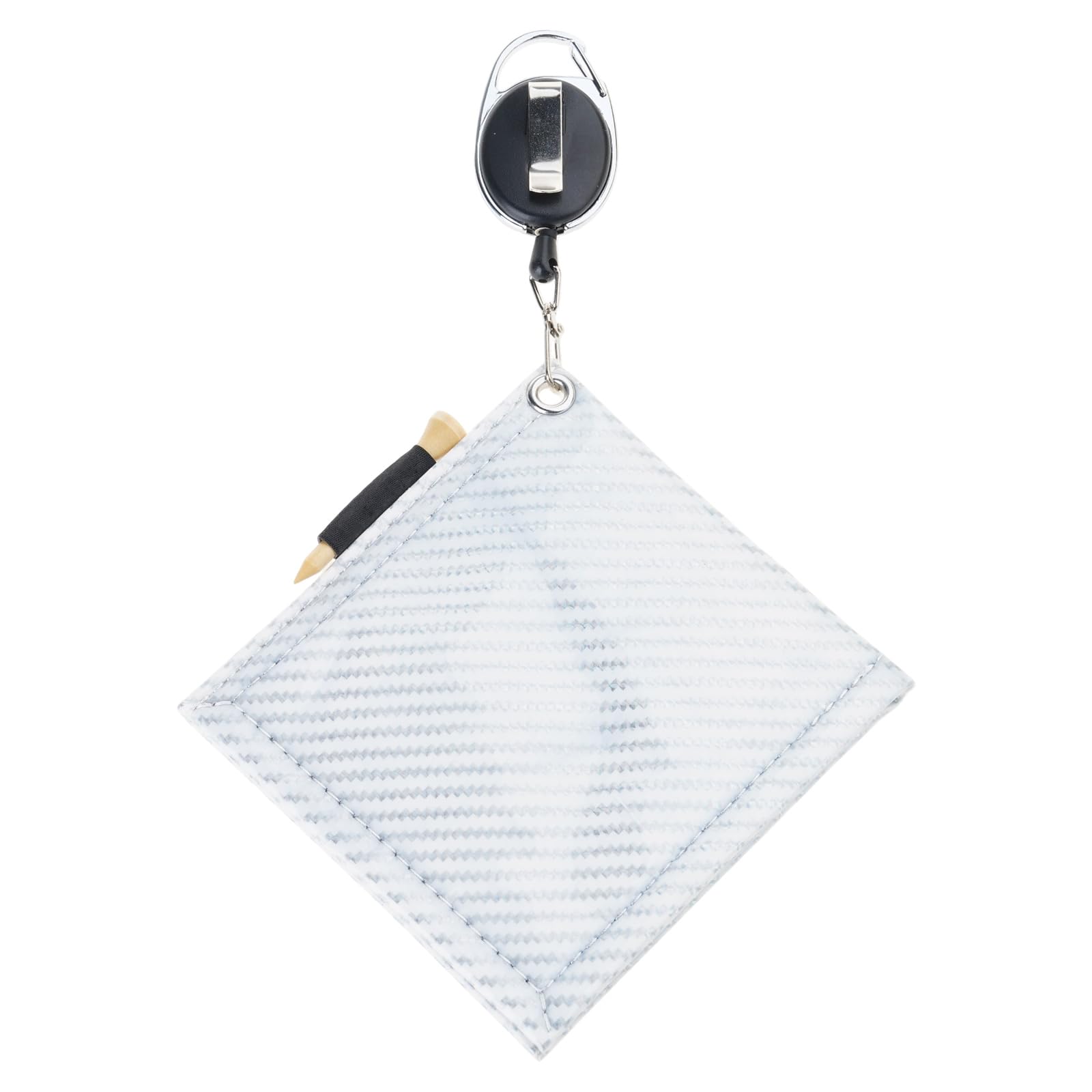 EXQIOUR Golf Ball Square Club for Head Wiping Cloth Cleaner Waterproof Golf Ball Cleaning Towel with Retractable Buckle H Wipe Cloth Cleaning Head Cleaner Waterproof Towels