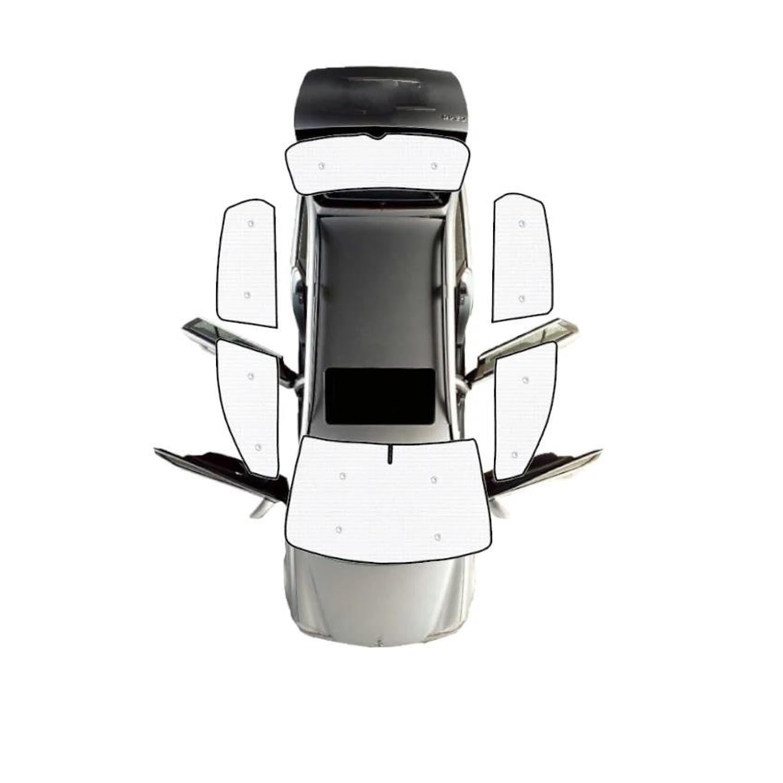 Pare-soleil pour VW Golf Jetta MK6 contre la chaleur - 5