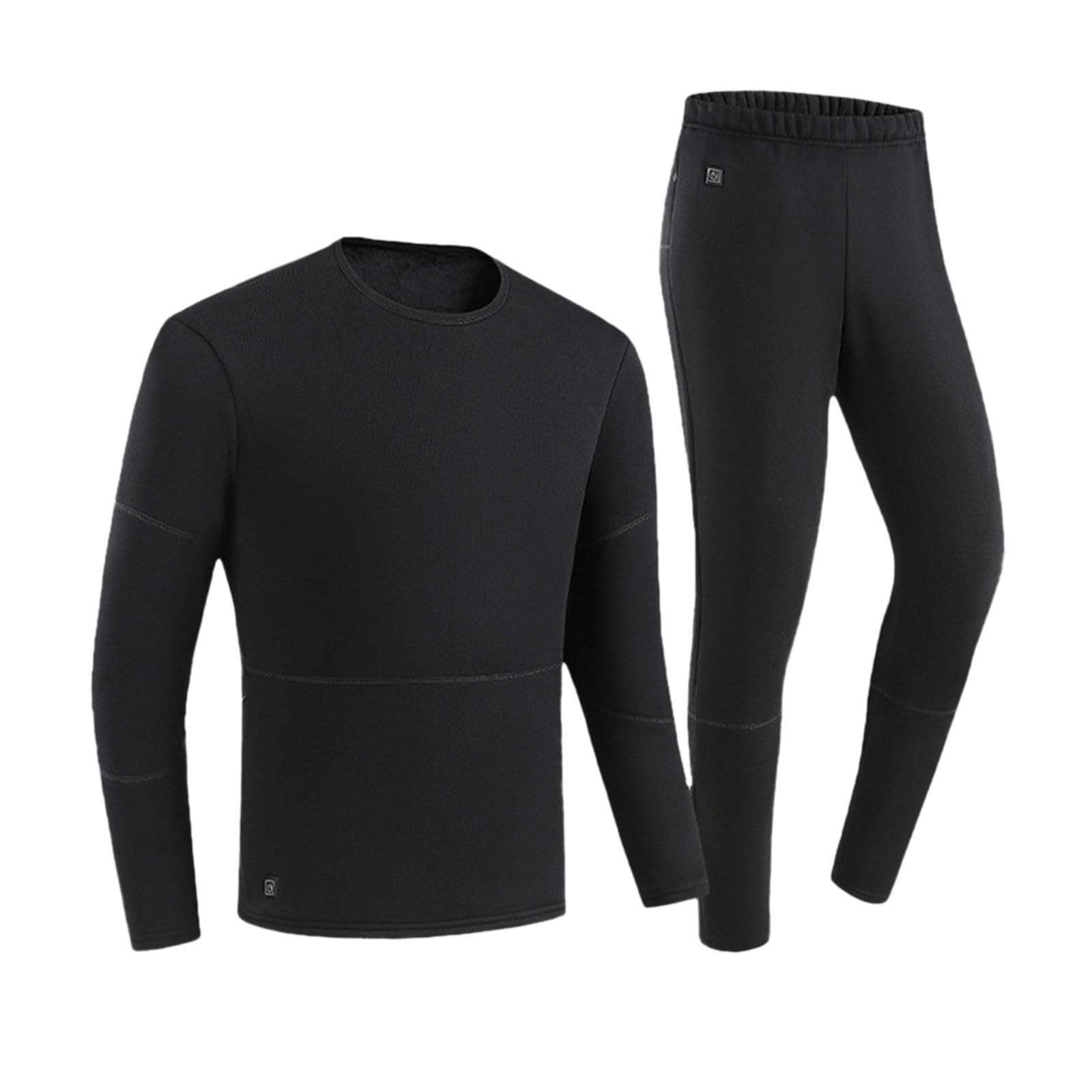 Funktionsunterwäsche Herren Fußbal Unterhemd Unterhose Thermounterwäsche Set Skifahren Innenfleece Thermohose Dicke Winter Warme Skiunterwäsche Lange Thermoanzug Atmungsaktiv Thermobekleidung