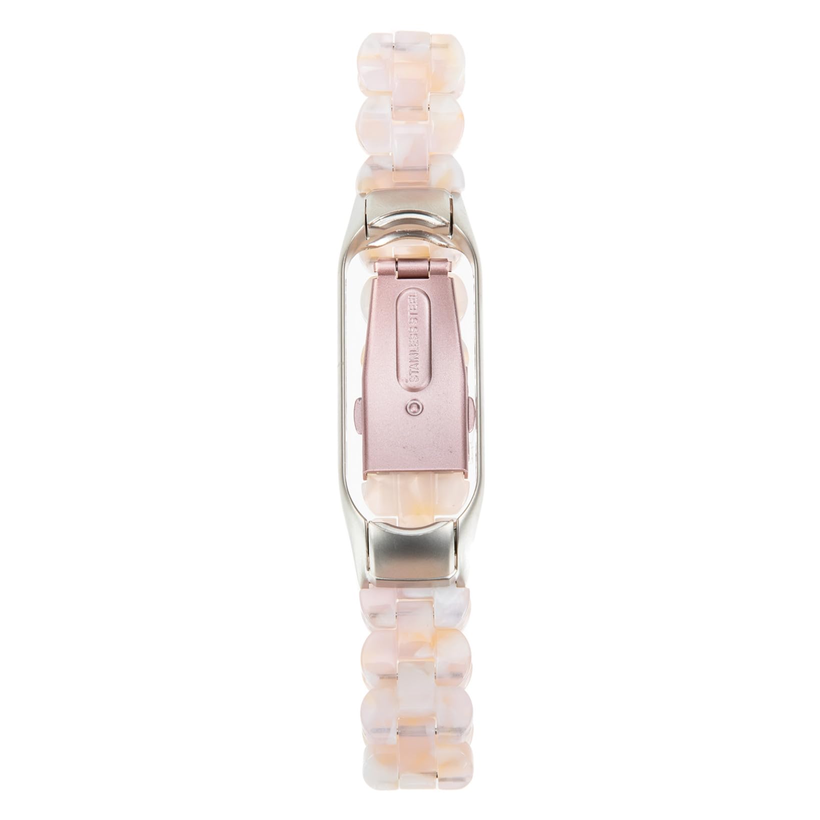 HOMSFOU Mi 5 6 correa pulsera de reloj correa de reloj de liberación rápida banda de reloj para banda de pulsera banda de repuesto correa de muñeca correas de reloj resina rosa