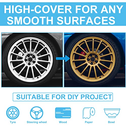 Felico Liquid Mirror Chrome Marker, 3Pcs Chrome Paint Pens, Permanent Art Set For Model Metal Plastic Glass Repair Kit Car Tire Diy Craft, Waterproof Reflective Gloss Metallic Markers Silver #TOP7