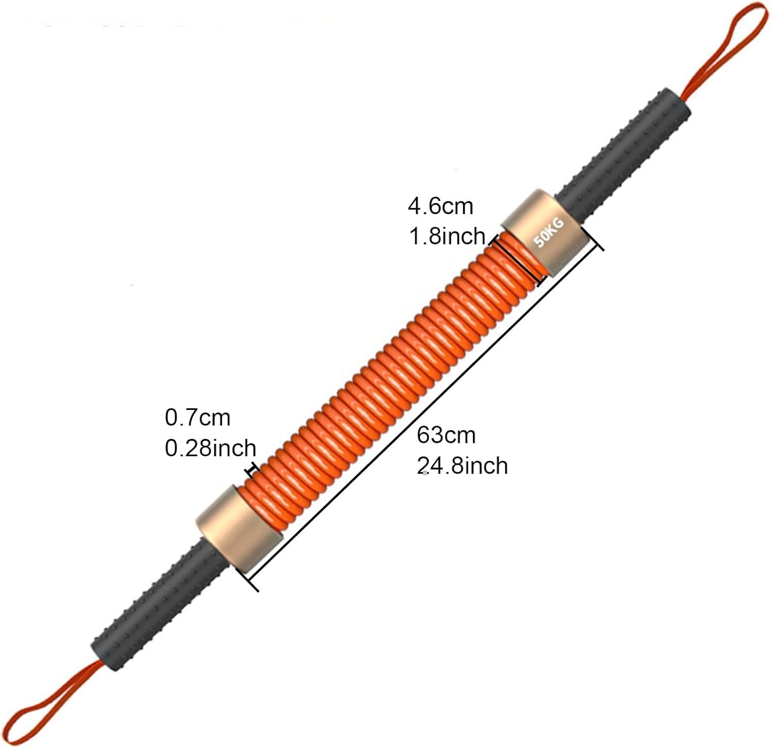 Heavy Duty Dual Spring Chest Expander Ultimate Upper Body Forza Strumento per allenare braccia, spalle e petto, migliora il fitness e la crescita muscolare