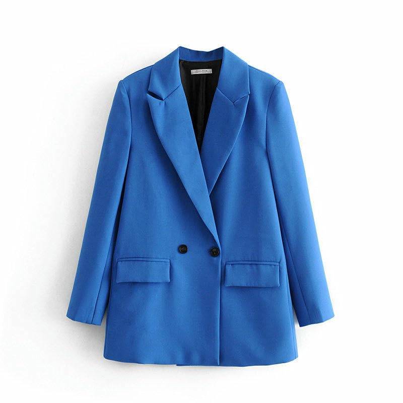 Blazer pour femme automne gris clair veste légère style américain confortable - 3