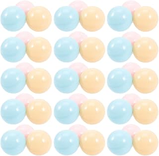 NOLITOY Children Pool Ocean Balls 100pcs Play Ball Pit Balls Children's Balls Toys Round Macaron Ocean Balls Amusement Game Props for Party Pool Random Color Toddler Ocean Ball