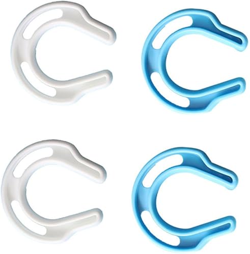 HEMOTON Paquete de 4 tapones de puerta a prueba de niños, clips de seguridad, protectores de cerraduras de puerta de plástico para niños