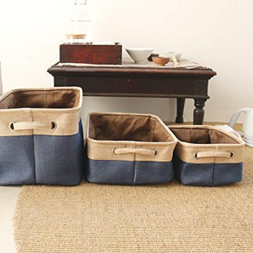 Serenable Cesta de Armazenamento Dobrável Roupas Cesto de Roupa Brinquedos Balde Organizador - Marin