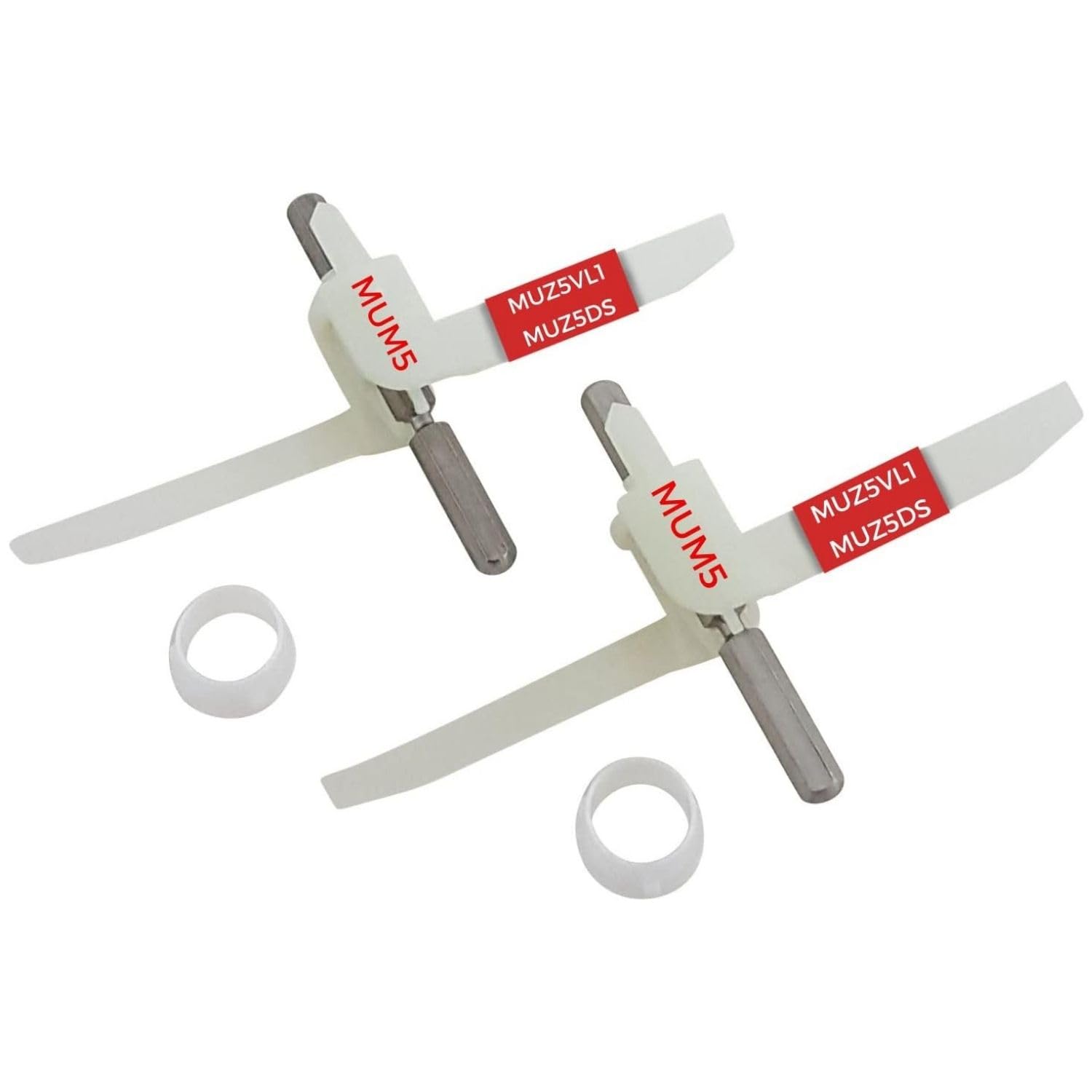 Amazon.de: Lichtblau 2er Set Mitnehmer für Bosch Küchenmaschine  