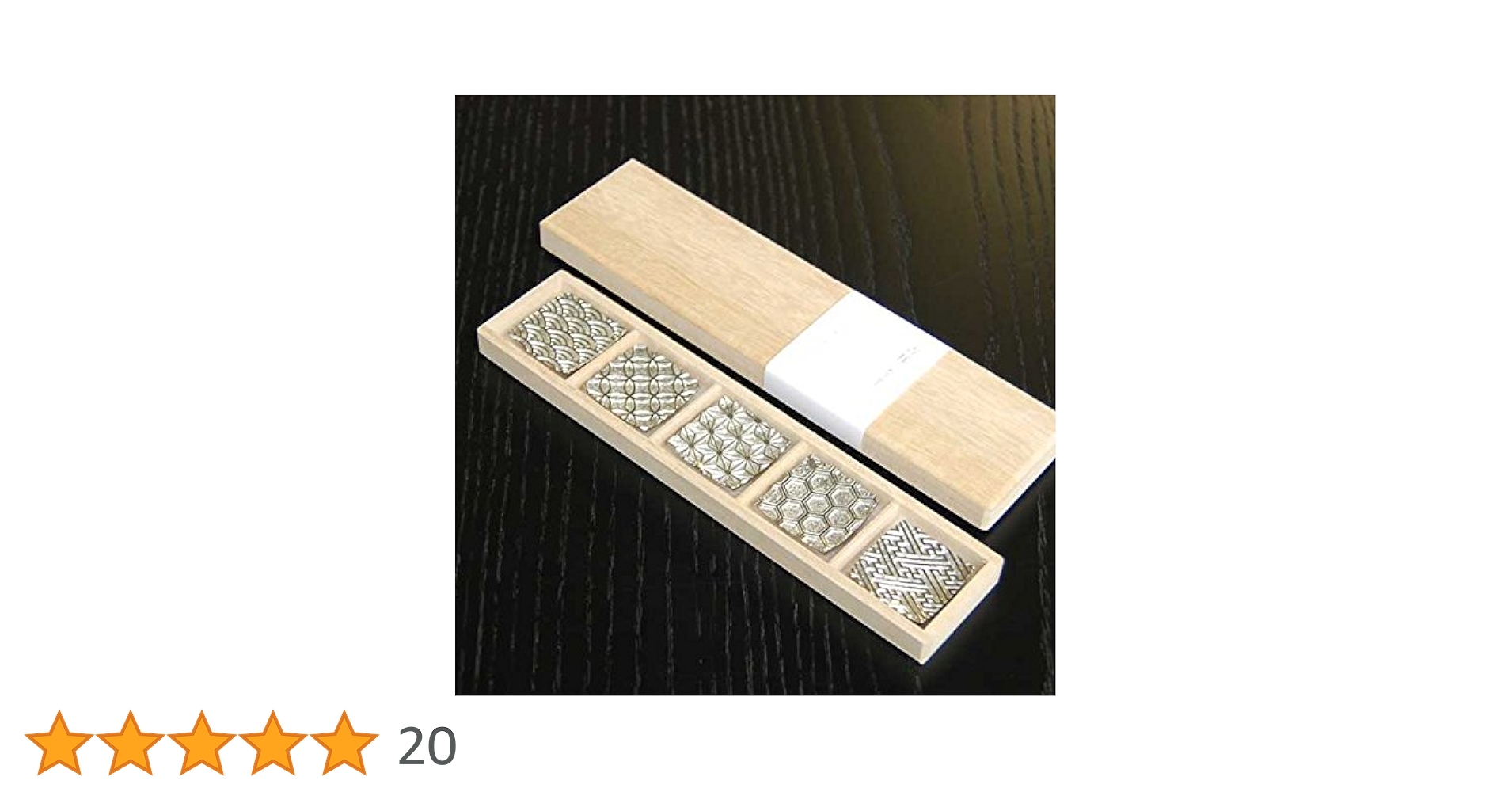 Amazon｜【炭谷三郎商店】 錫箸置 吉祥文様5客セット 幅210×奥行