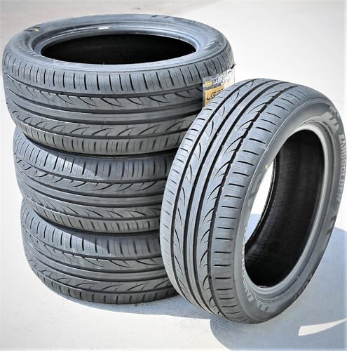 Set of 4 (FOUR) Landgolden LG27 All-Season Passenger Car High Performance Radial Tires-215/45R17 215/45ZR17 215/45/17 215/45-17 91W Load Range XL 4-Ply BSW Black Side Wall UTQG 500AA