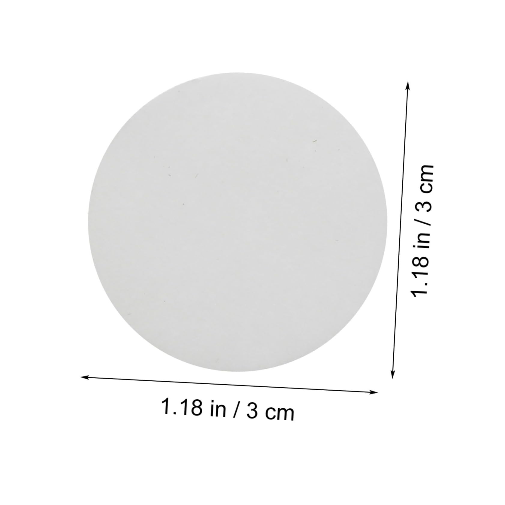 VILLCASE 60pcs Double Sided Adhesives Strong Bond No Trace Round Sticker Removable Home Office Auto