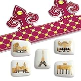 Le Meilleur pour les Rois avec l'assortiment Prestige Gold de 200 Couronnes galette et 200 Fèves épiphanie ArtFun