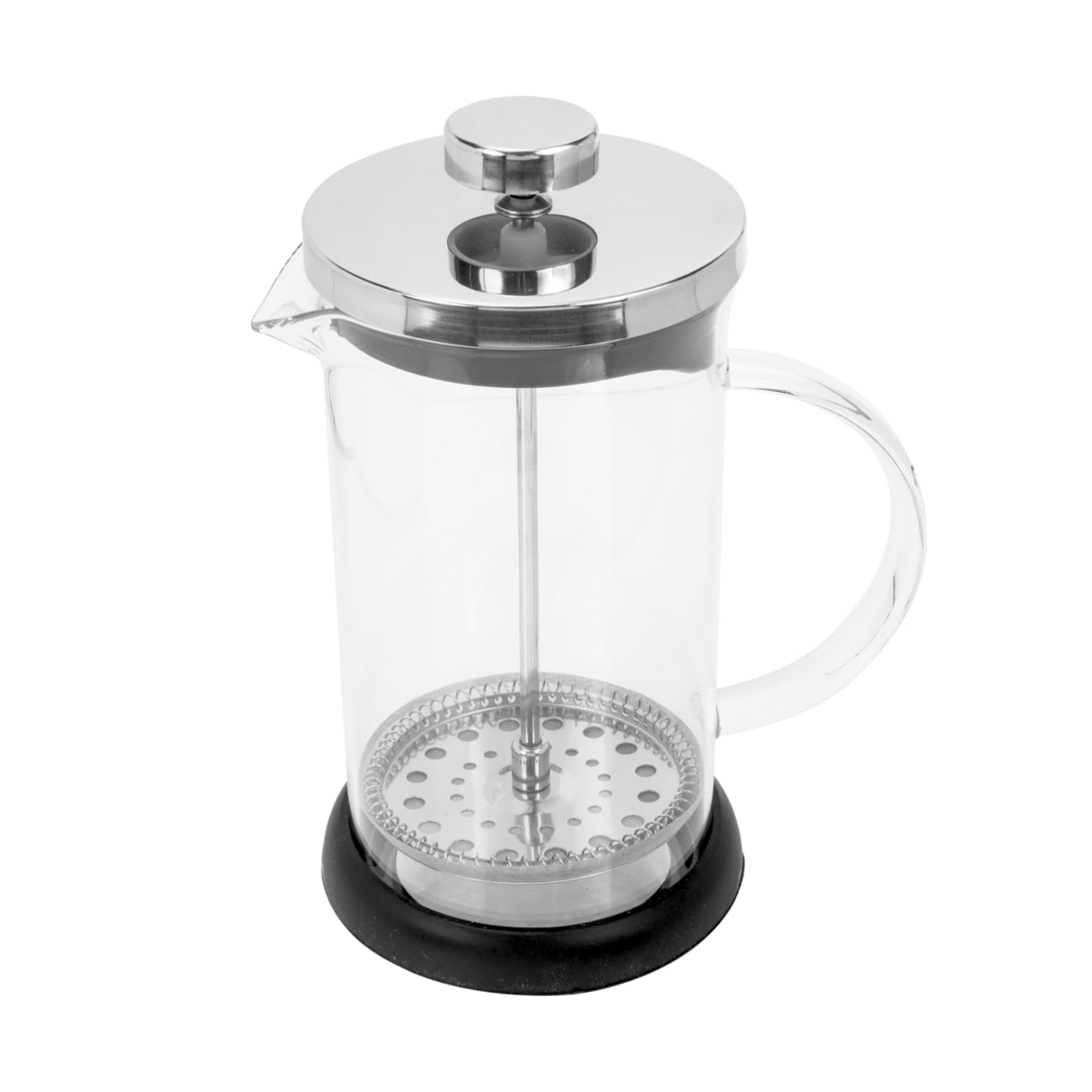 LABRIMP Manual Coffee Press Glass Brewer for Home Use for Coffee Lovers Heat Resistant Easy to Clean for Frothing Milk