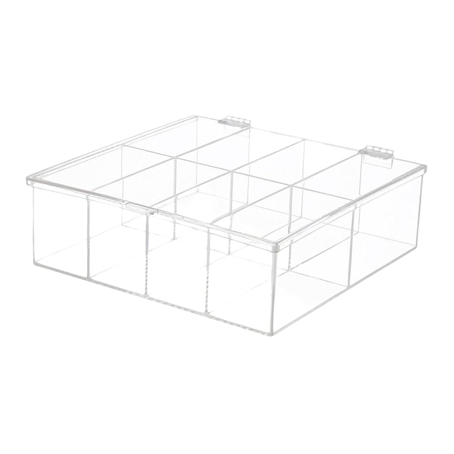 Lina Trading Acrylic Tea Bag Organizer Beverage Bags Storage Bin Box