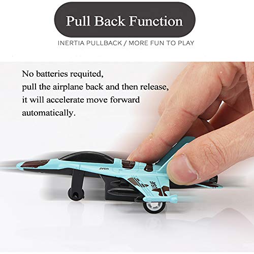 image for CORPER TOYS Airplane Toys Set Die Cast Metal Military Fighter Jets for