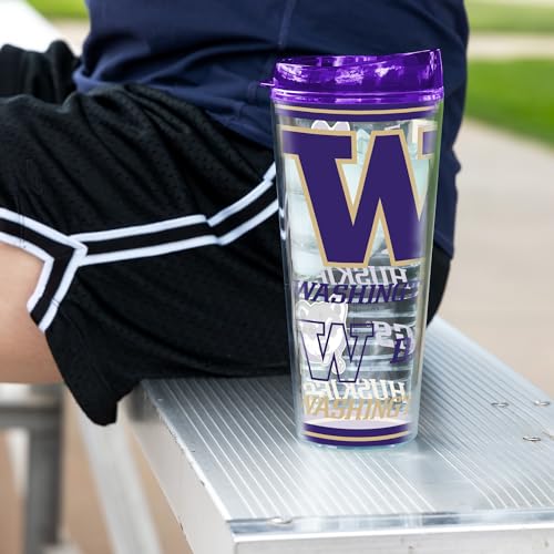 Image of Rico Industries NCAA College Double Wall Mayhem 16oz Or 20oz Tritan Tumbler W Lid