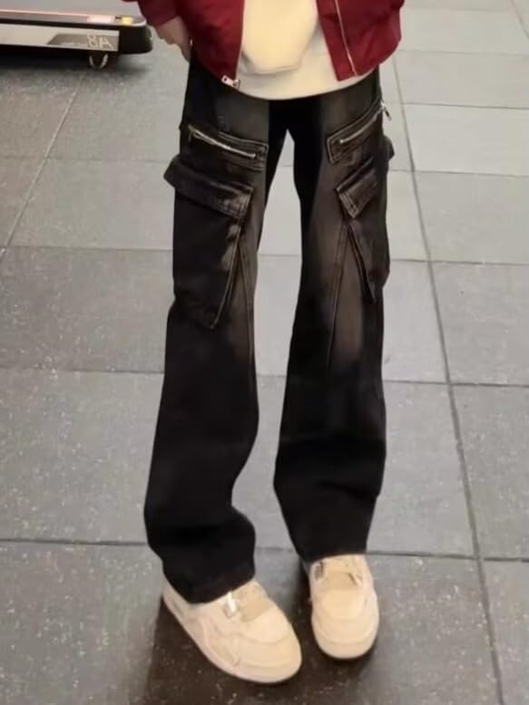 Men's Hong Kong Style Spring Casual Denim Long Pants2