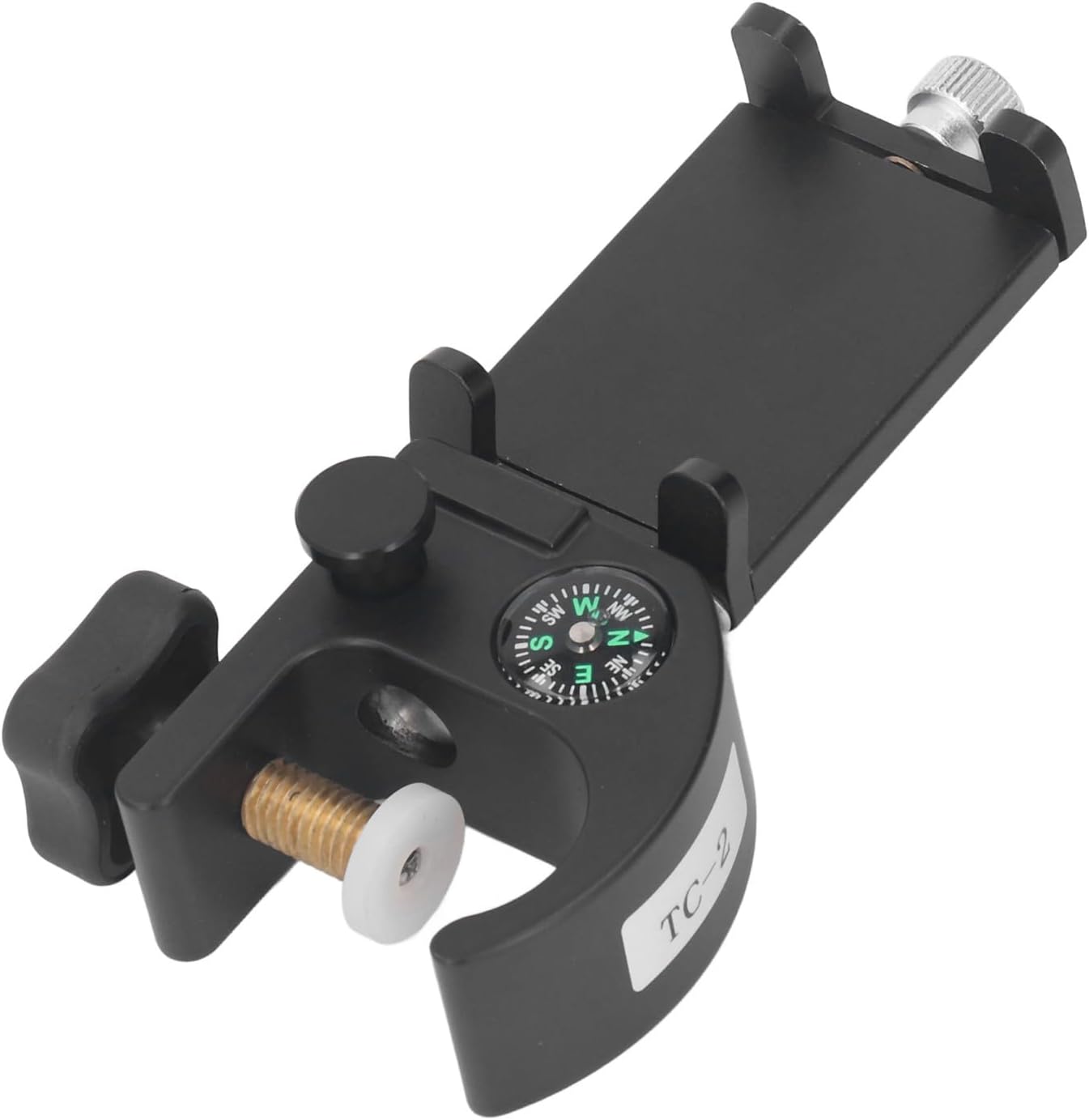 Data Collector Pole Clamp with and Phone Holder Universal Portable GPS RTK Pole Clamp Holder