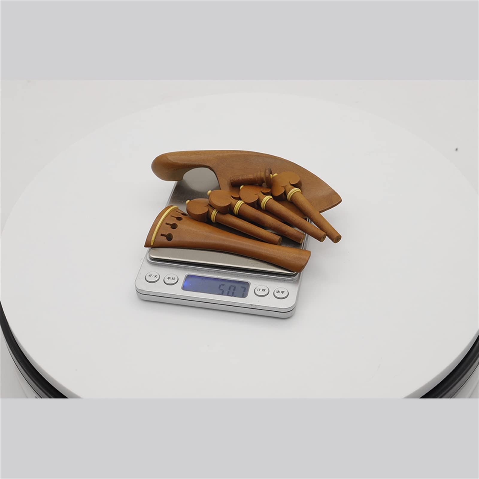 Parti di Violino 4/4 Strumenti Di Accordatura Violino Set, Corda Violino Pioli Coda Chiodo Spalla Resto Giuggiola Accessori Per Strumenti Musicali accessori per violino