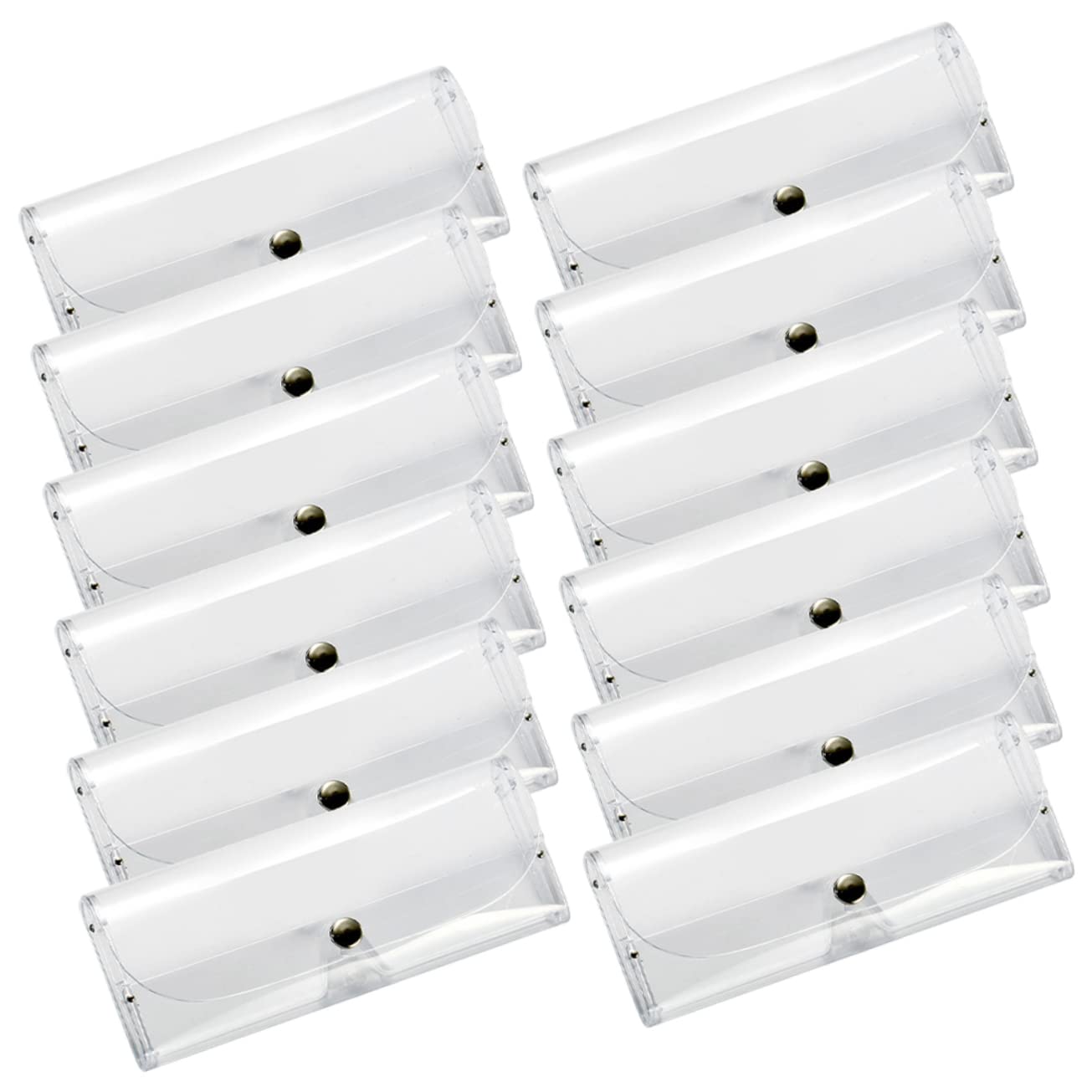 PACKOVE Brillenetui Transparente Sonnenbrillentasche Aufbewahrungsboxen Für Brillen Sunglass Case Brillen Aufbewahrungsbox Etui Für Brillen Damen Klare Lesebrille Pvc