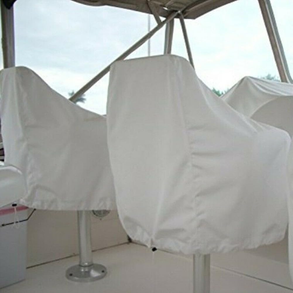 EasyByMall Gardez votre siège de bateau au sec et protégé avec la housse de protection imperméable 210D anti UV pour bateau de yacht taille 65 x 65 x 120 cm