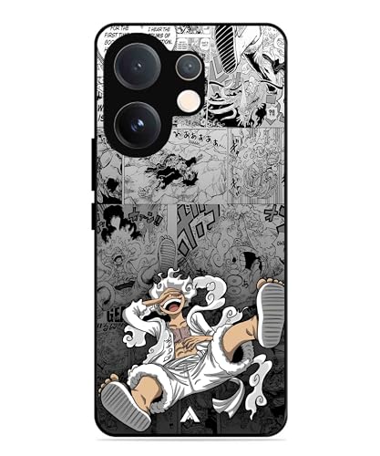 Image of Premium Anime 2 Case for Vivo v60 (Glossy Finish) Soft-Touch Metal TPU Back Cover, Shockproof, Designer, Aesthetic Mobile Phone Case