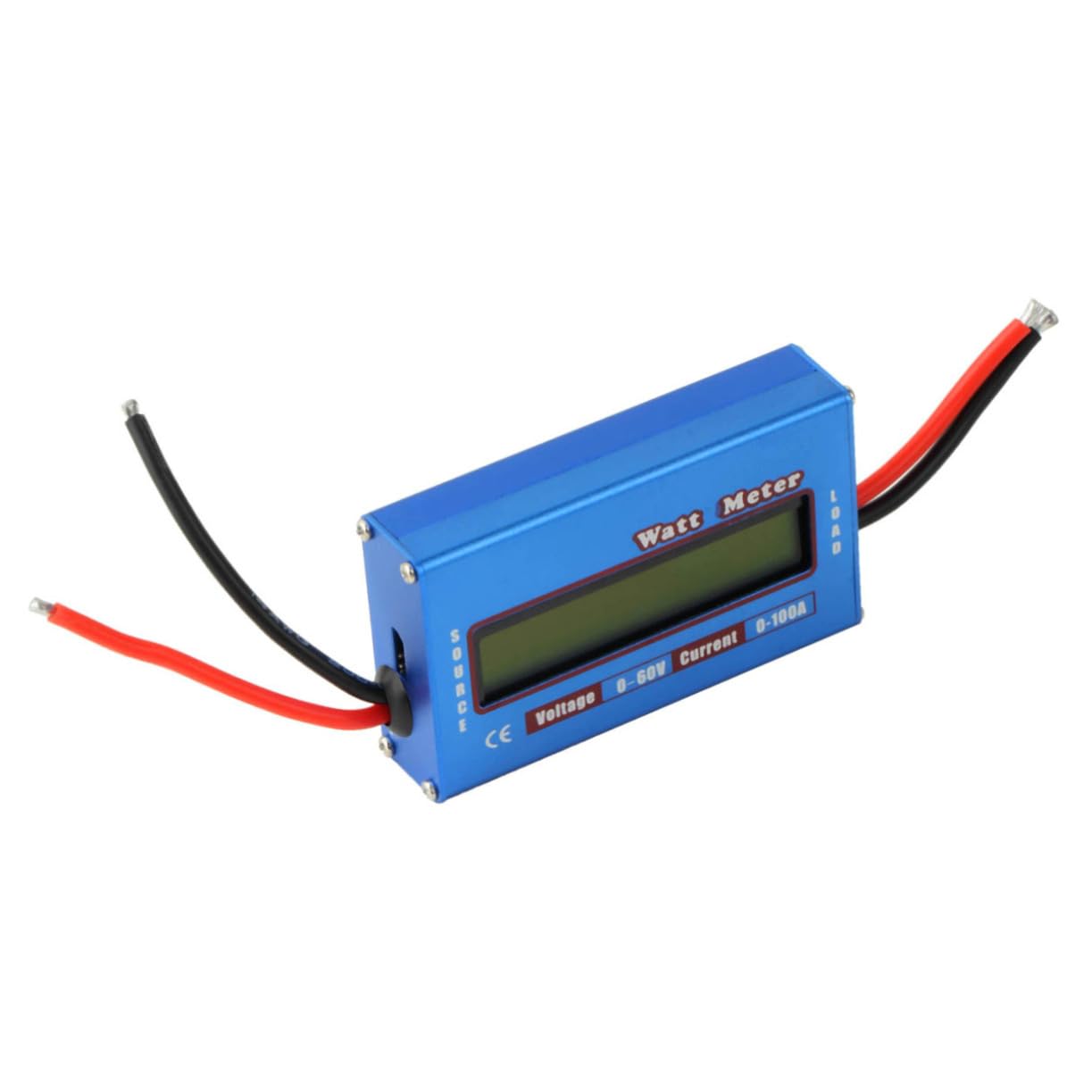 jojofuny 3piezas Medidor De Digital Lcd Para Baterías Rc Analizador De Voltaje y Energía Comprobador De Watt Para De Aeronaves y Energía Solar Azul