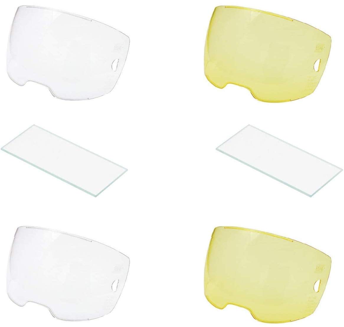 Deizang Victor Technologies Variety Lens Pack for Esab Sentinel A50 Welding Helmet (Amber and Clear)