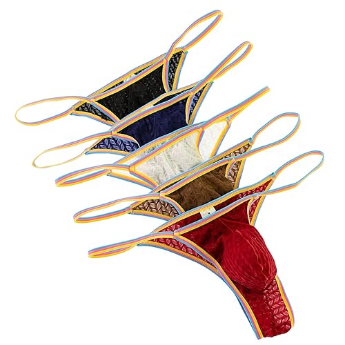 Men's Sexy Thong U Convex Pouch Bikini Briefs Breathable Underwear