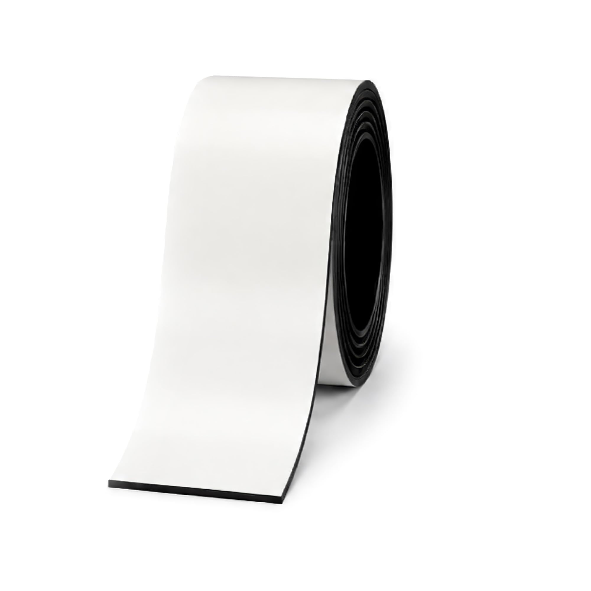 Magnetband Kennzeichnungsband farbig, beschreibbar/abwischbar, Breite 50mm - 5m Rolle - Zum Beschriften und Markieren, von Lager, Werkstatt, für Whiteboards, Flipcharts, Präsentationen, Farbe: Weiss