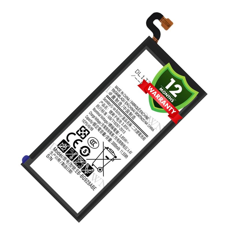 Image of Original EB-BG928ABE Battery Compatible for Samsung Galaxy S6 Edge+ Plus - (3000mAh) - 1 Year Warranty