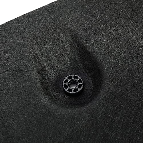 Image of HECASA Engine Splash Shield Cover Compatible with 2016-2020 Kia Optima Replacement for 29110D5500 KI1228168 Black PET Front Under Radiator
