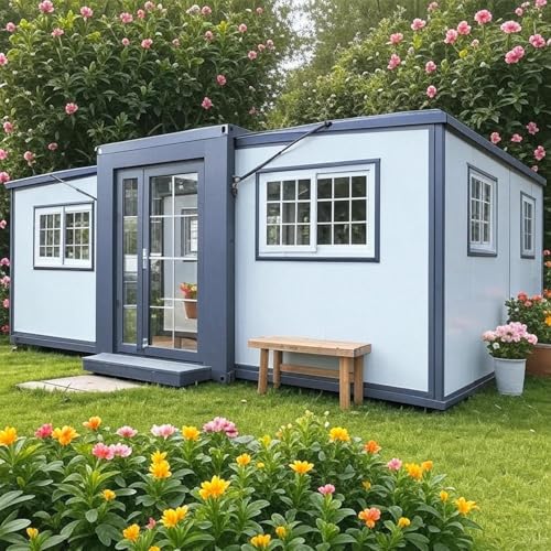 Compact 40ft Portable Expandable House Luxury Villa Perfect for Off-Grid Tiny Modular Homes Recreational Spaces Mobile Home Office